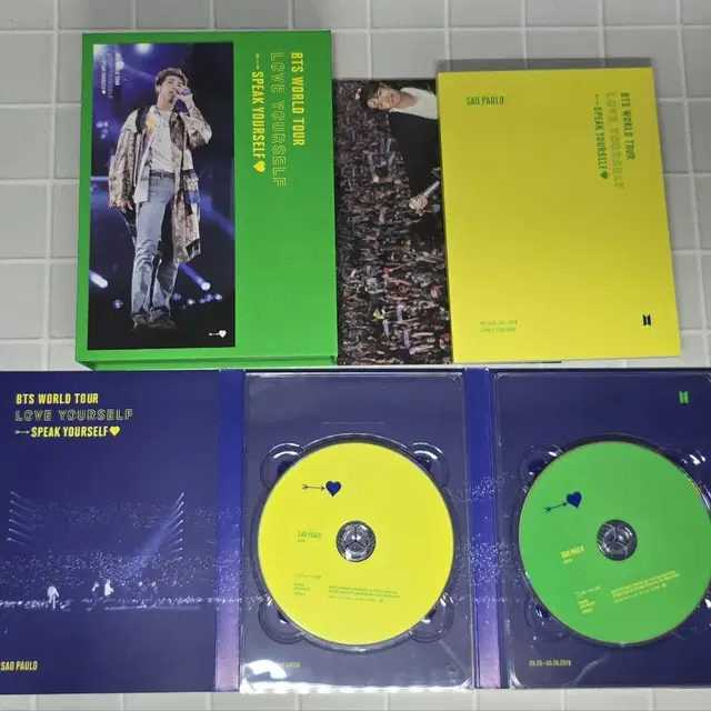방탄소년단 LYS 상파울로 DVD RM 북마크 BTS SAO PAULO