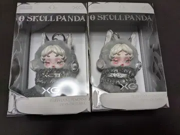 2개 세트 POPMART SKULLPANDA XG 콜라보
