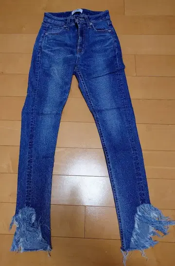 GYDA FitMeDenim 스키니 데님 데미지 가공 블루