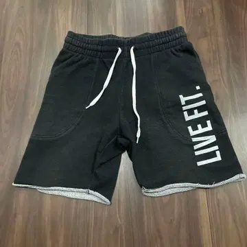 LIVE FIT. 블랙 숏팬츠 M 블랙