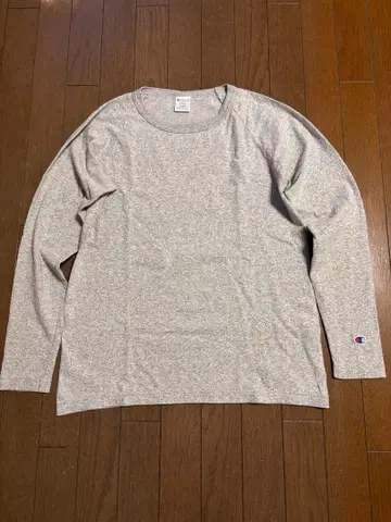 Champion T1011 그레이 M 롱 슬리브