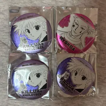 데코 컬렉션 캔뱃지 히소카 키루아 HUNTER x HUNTER 4개