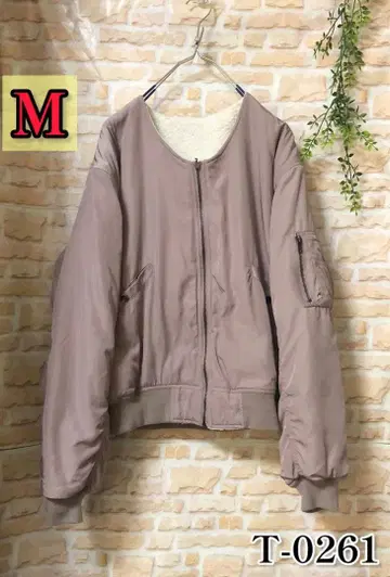 여성용 보아 MA-1 리버서블 점퍼 더스티 핑크 M 사이즈