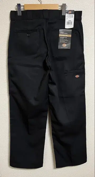 Dickies 루즈 핏 팬츠 블랙 33 x 32