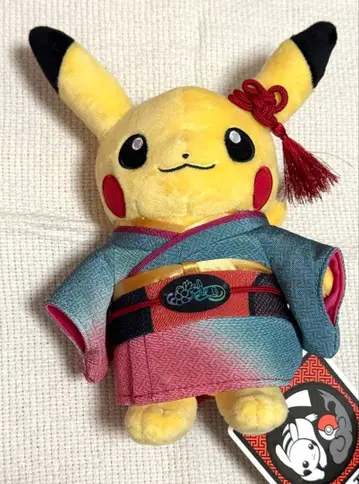 피카츄 기모노 봉제 인형 포켓몬 x 공예전