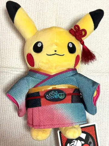 피카츄 기모노 봉제 인형 포켓몬 x 공예전