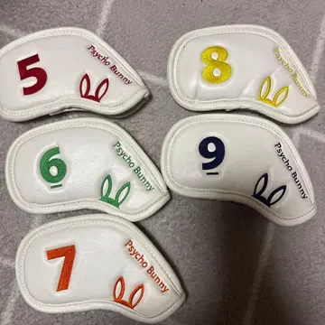 Psycho Bunny 아이언용 헤드커버 5개 세트