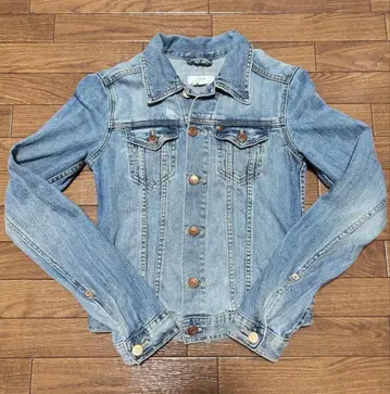 컨디션 최상 H&M 블루 데님 자켓 여성용 G 겉옷