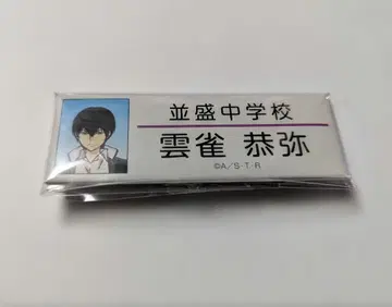 가정교사 히트맨REBORN! 리본 네임 캔뱃지 히바리 쿄야 2