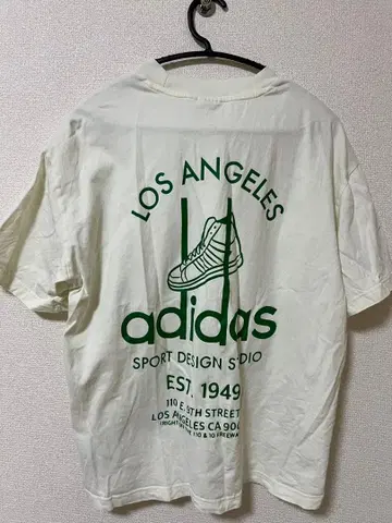 adidas LOS ANGELES T셔츠 아이보리