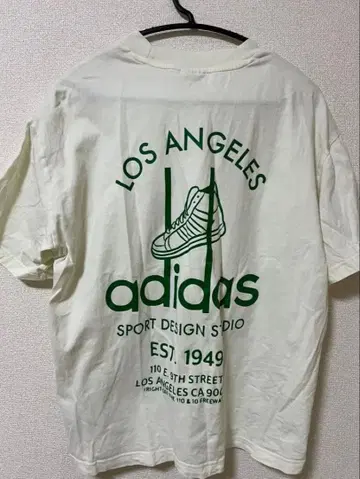 adidas LOS ANGELES T셔츠 아이보리