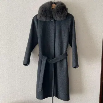 유나이티드 애로우즈 아우터 퍼 코트 롱