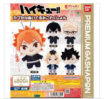 하이큐 캡슐 봉제 인형 전종 컴프 세트