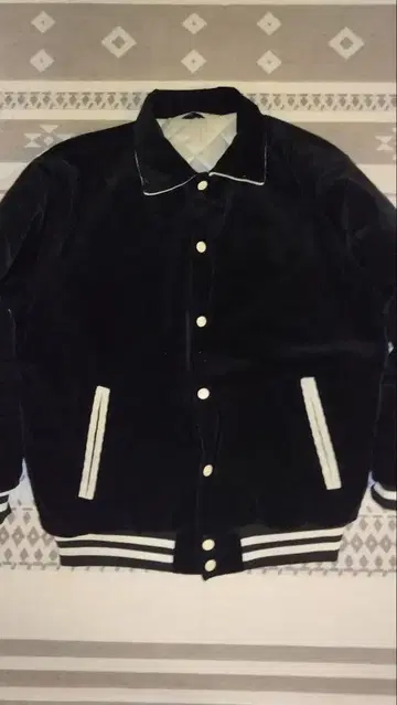 미사용품 backers 코듀로이 스타디움 자켓 도넛 커피