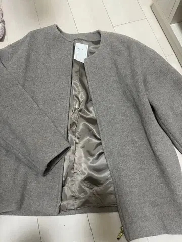 NOBLE 노카라 그레이 자켓 38