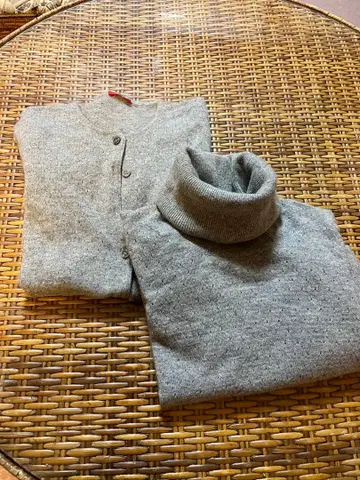 이탈리아제 스웨터 가디건 앙상블 세트