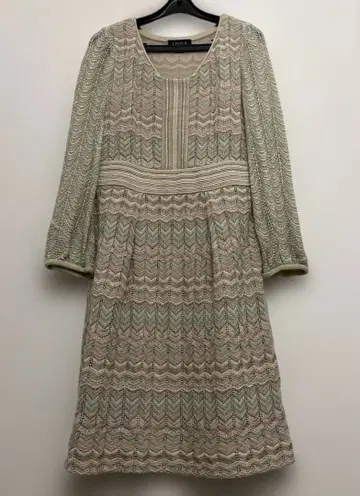 EPoca 무릎 기장 긴팔 원피스