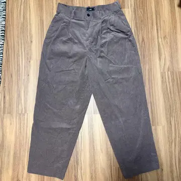 HARE 코듀로이 와이드 테이퍼드 팬츠