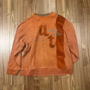 90s 오렌지 트레이너 일본제