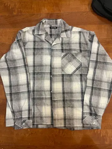 Classical Origin 체크 무늬 긴팔 셔츠 M