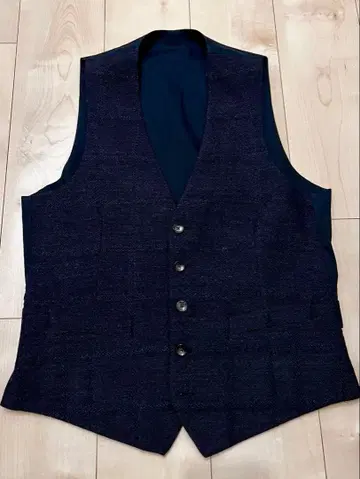 LARDINI 베스트 차콜 그레이 사이즈 44