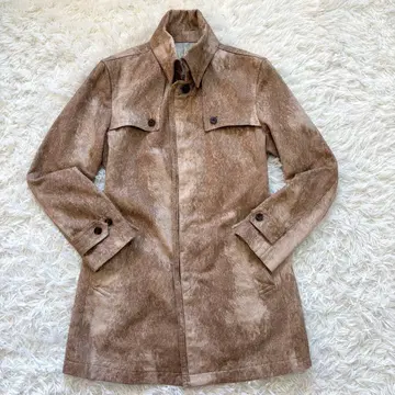 [컨디션 최상] L 사이즈 피치 스킨 토네이도 마트 트렌치코트 기모