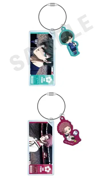 이토시 린 & 이토시 사에 favorite series 키링 블루 록