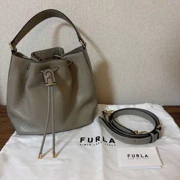 FURLA 버킷 숄더백 그레이