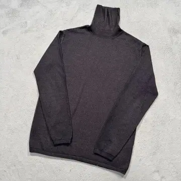 크루치아니 다크 그레이 터틀넥 니트 50 사이즈 울