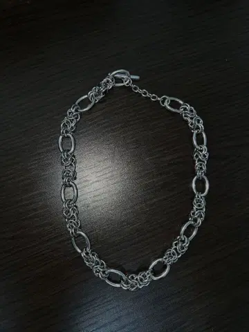 Forte 실버 목걸이 웨스트 사이드 모던 목걸이