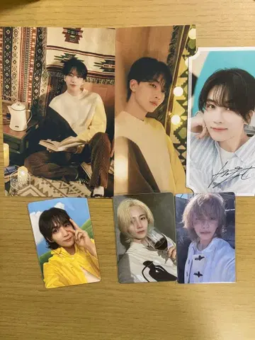 정한 트레이딩 카드 엽서 세트