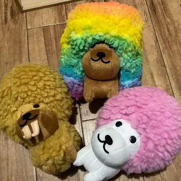 레어 헤이세이 레트로 산엑스 아프로견 봉제 인형 묶음 판매