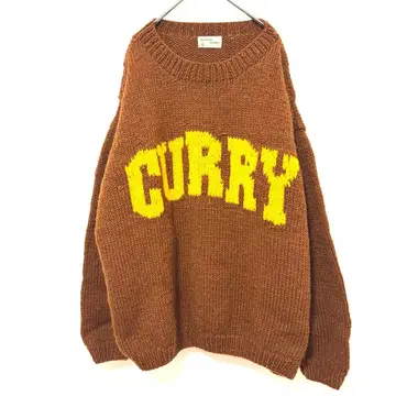 맥마흔 니팅 밀즈 카레 스웨터 브라운 curry 카리
