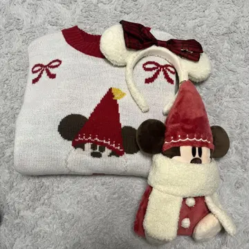 디즈니 릴린린 스웨터 머리띠 숄더백