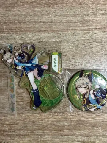 타르탈리아 아크릴 스탠드 캔뱃지 키라라 원신 이나즈마 75mm