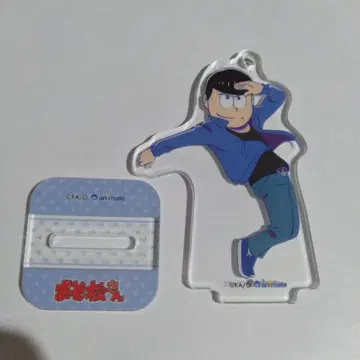 애니메이트 한정판 오소마츠 6쌍둥이 아크릴 스탠드 키링 카라마츠