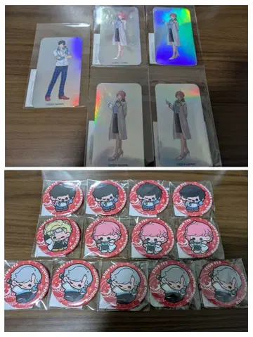 스트그라페스 구급대 가챠 스티커 캔뱃지 18개