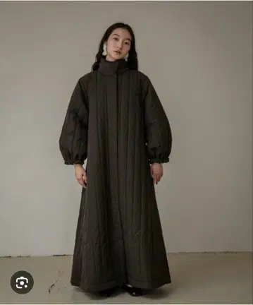 perna 퀼팅 롱 코트