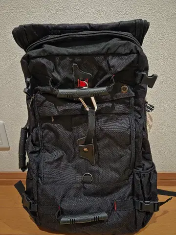 블랙 대용량 백팩