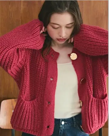 니트 가디건