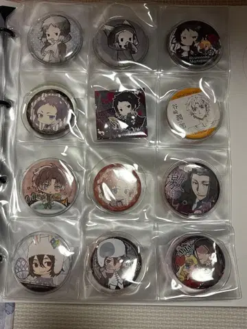 [ 이미지 2장 있습니다 ] 문호 스트레이독스 캔뱃지 묶음 판매