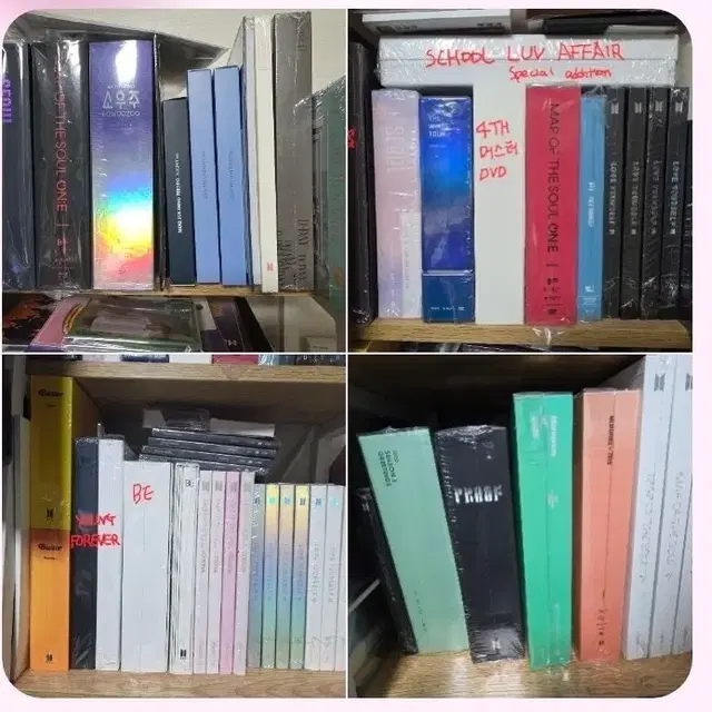 BTS 방탄소년단 앨범 DVD외 일괄판매