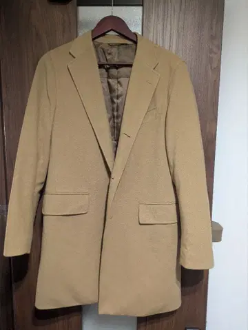 SIMPLICITE 베이지 체스터 코트