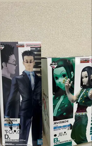 HUNTER x HUNTER 제일복권 레오리오 이르미 피규어 세트