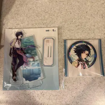 원신 중국 콜라보 팝업 이벤트 한정판 쇼 캔뱃지 아크릴 스탠드