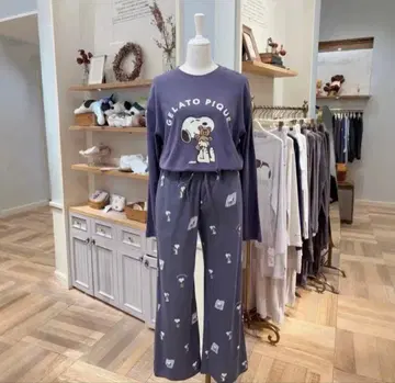 [ 상하의 세트 ] 젤라피케 젤라또피케 PEANUTS 콜라보 스누피