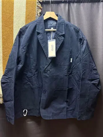 KARAKU 몰스킨 테일러드 자켓 새상품 L 네이비
