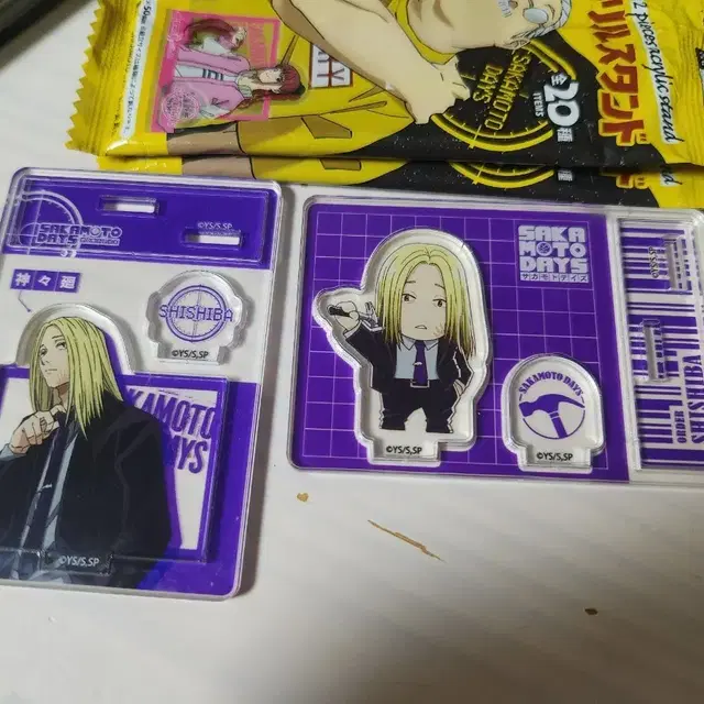 사카모토데이즈 미니 아크릴스탠드 시시바 일괄