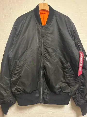 AVIREX MA-1 블랙 L 사이즈