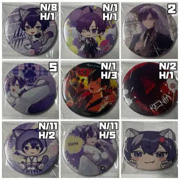 낱개 판매 시마 캔뱃지 우라시마사카타센